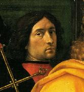 Domenico Ghirlandaio, Supposed self portrait in Adoration of the Magi